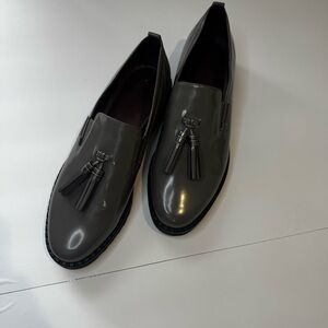 Women’s  Gray Tassel Loafers